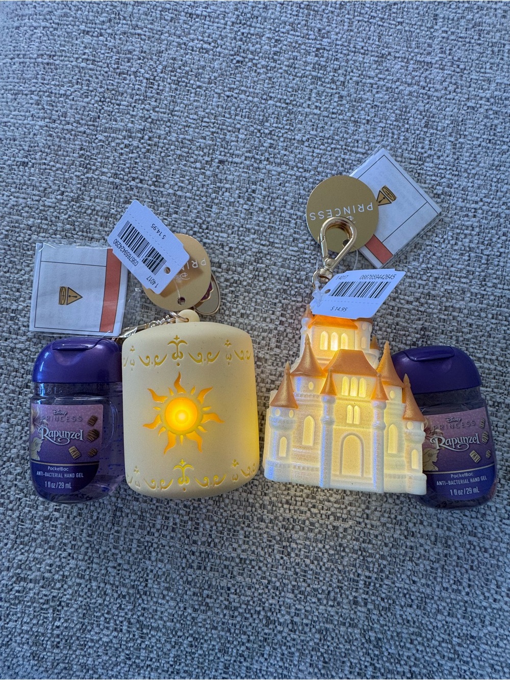 Bath & Body Works Disney Rapunzel Princess Castle PocketBac ☀️Lights Up☀️ 2 gels